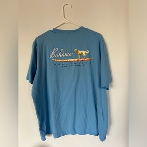 Tommy Bahama Paddletale Pocket T-Shirt XL Blue